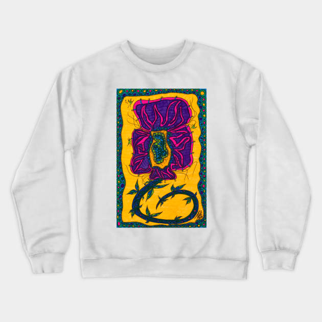 Flower Faery Crewneck Sweatshirt by ZoliArt